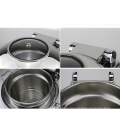 Catering restaurant luxury GN pan display stainless steel buffet food warmer chafing dish